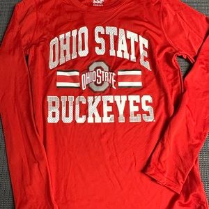 OHIO State Buckeyes long sleeve size M (10-12). Loose fit